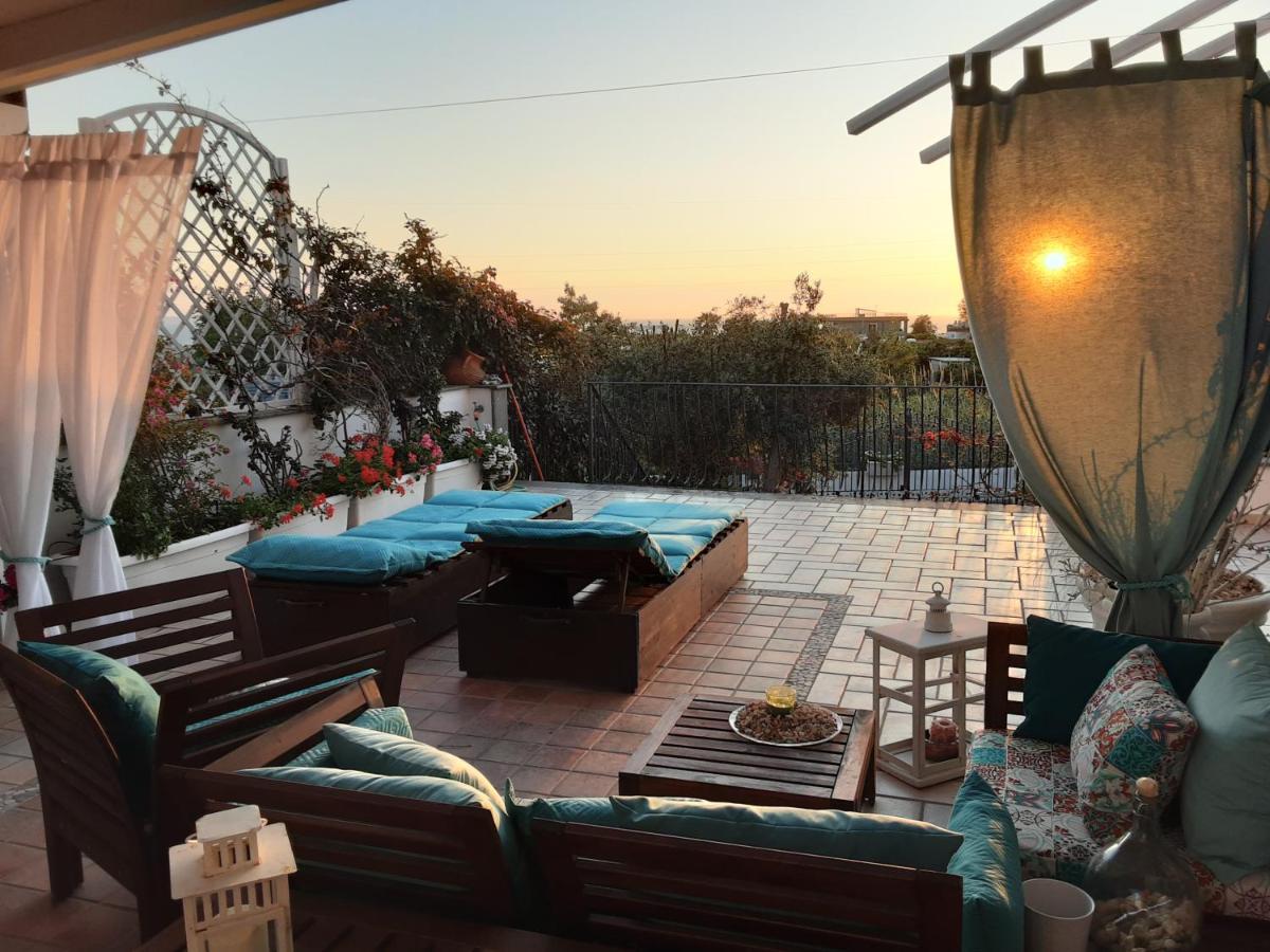 Domus Parva - Villa Con Bio-Piscina, Spa Privata E Appartamenti Panoramici Bacoli Eksteriør bilde